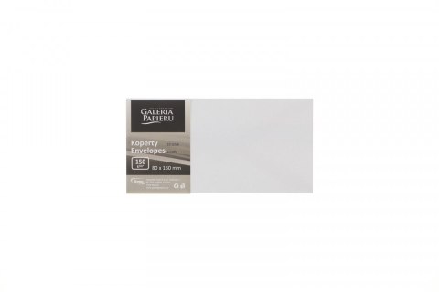 Koperta Galeria Papieru pearl biały biała [mm:] 80x160 (208499) 10 sztuk
