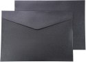Koperta Galeria Papieru pearl czarny C5 czarna (280677) 10 sztuk