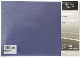 Koperta Galeria Papieru pearl granatowy k C5 granatowa (280655) 10 sztuk