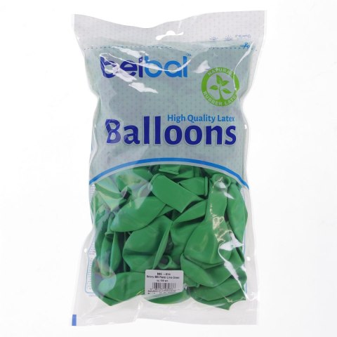 Balon gumowy Partydeco pastelowy 100 szt zielony 12cal Balon gumowy Partydeco pastelowy 100 szt zielony 12cal