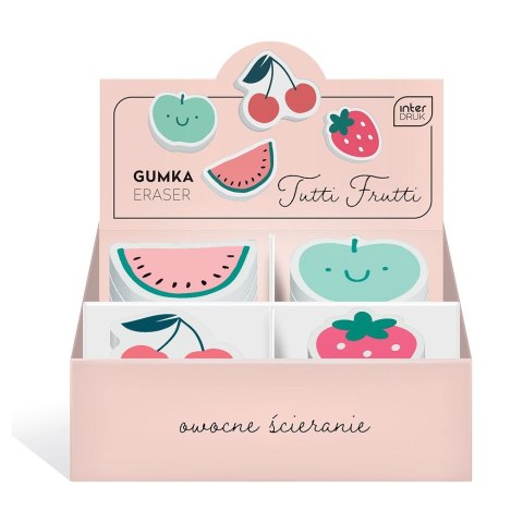 Gumka do mazania Interdruk TUTTI FRUTTI (IGUMKATF) Gumka do mazania Interdruk TUTTI FRUTTI (IGUMKATF)