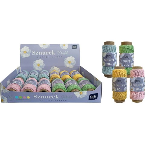 Sznurek szurek PASTEL 5902277345530 20m Interdruk (20m) Sznurek szurek PASTEL 5902277345530 20m Interdruk (20m)