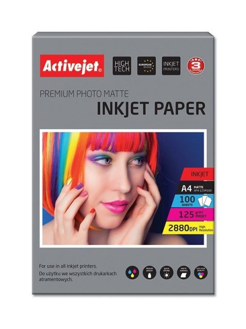 Papier foto Activejet AP4-125M100 A4 (EXPACJPAP0023)