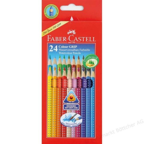 Kredki ołówkowe Faber Castell Grip 24 kol. (112424)