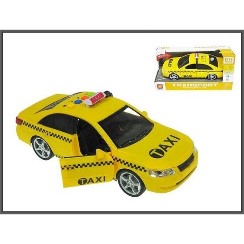 Samochód Hipo Taxi ze światłem i dźwiękiem w skali 1:16 (24cm) (H12329) Samochód Hipo Taxi ze światłem i dźwiękiem w skali 1:16 (24cm) (H12329)