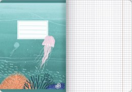 Zeszyt OCEAN A5 32k. 70g krata Top 2000 (400182343)