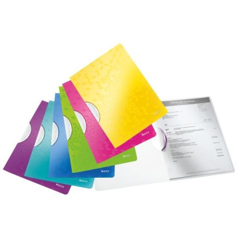 Skoroszyt Wow ColorClip A4 żółty PVC PCW Leitz (41850016) Skoroszyt Wow ColorClip A4 żółty PVC PCW Leitz (41850016)