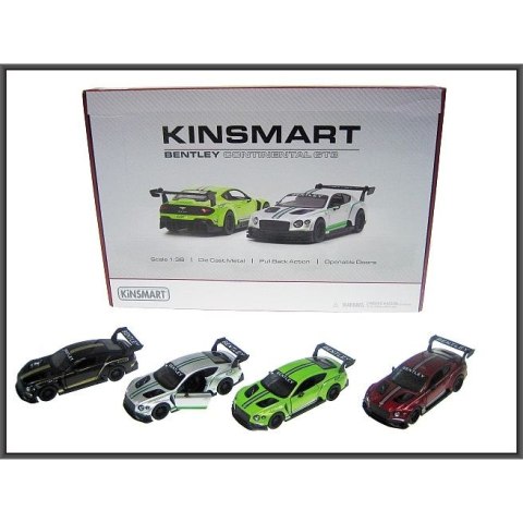 Samochód Hipo Bentley Continental GT3 1:38 (HXKT239) Samochód Hipo Bentley Continental GT3 1:38 (HXKT239)