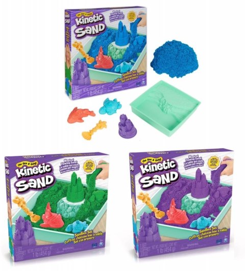 Piasek kinetyczny Spin Master Kinetic Sand zestaw piaskownica (6067800) Piasek kinetyczny Spin Master Kinetic Sand zestaw piaskownica (6067800)