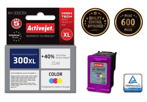 Tusz (cartridge) alternatywny Activejet HP 300XL CC644 mix 21ml (EXPACJAHP0147) Tusz (cartridge) alternatywny Activejet HP 300XL CC644 mix 21ml (EXPACJAHP0147)