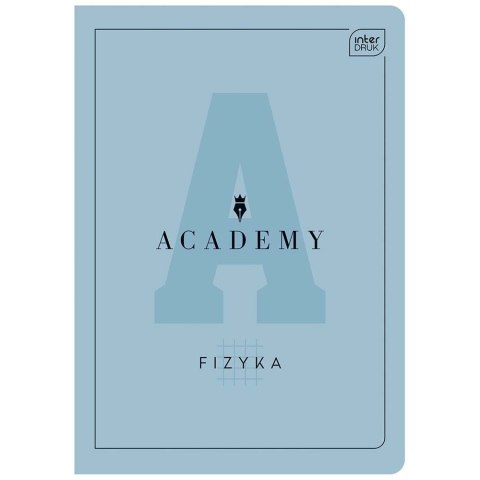 Zeszyt tematyczny Interdruk ACADEMY A5 60k. 90g krata (ZE60#FIZACA)