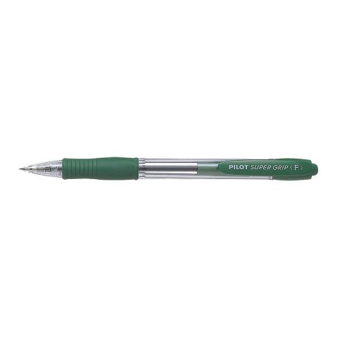 Długopis olejowy Super Grip zielony 0,21mm Pilot (BPGP-10R-F-G)