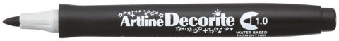 Marker permanentny Artline decorite czarny 1,0mm pędzelek końcówka (AR-033 3 2) Marker permanentny Artline decorite czarny 1,0mm pędzelek końcówka (AR-033 3 2)