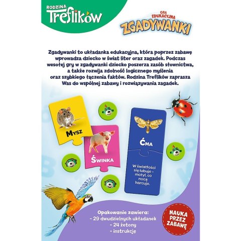 Gra edukacyjna Trefl Zgadywanki - Rodzina Treflików (02338) Gra edukacyjna Trefl Zgadywanki - Rodzina Treflików (02338)