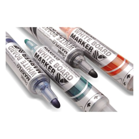 Marker suchościeralny Pentel czarny 2,0-2,5mm okrągła końcówka Marker suchościeralny Pentel czarny 2,0-2,5mm okrągła końcówka