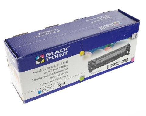 Toner regenerowany Eksploatacja Tonery cyan Black Point (CC531A) Toner regenerowany Eksploatacja Tonery cyan Black Point (CC531A)