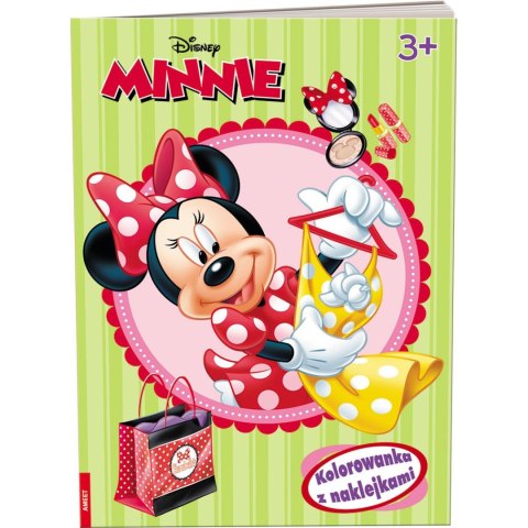 Książka dla dzieci Ameet Minnie. Kolorowanka z Naklejkami Książka dla dzieci Ameet Minnie. Kolorowanka z Naklejkami