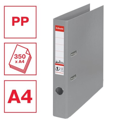 Segregator dźwigniowy Esselte No.1 Power A4 50mm szary (811480) Segregator dźwigniowy Esselte No.1 Power A4 50mm szary (811480)
