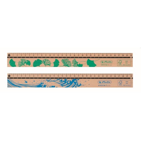 Linijka drewniana Pelikan Greenline 50033621 30cm (300006039)