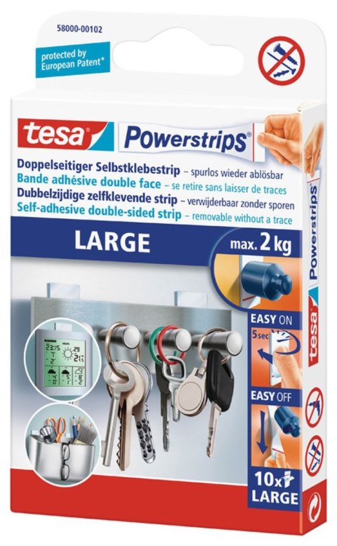 Masa mocująca Tesa Powerstripes (58000-00132-20 TS) Masa mocująca Tesa Powerstripes (58000-00132-20 TS)