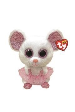 Pluszak Beanie Boos Nina - Biała ballerina mysz [mm:] 240 Ty (TY36488)