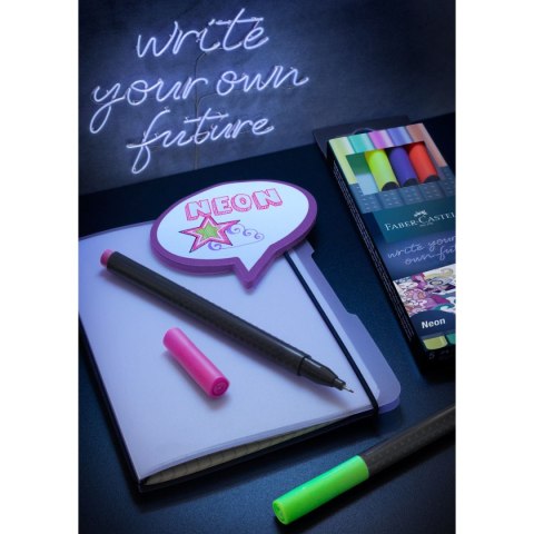 Cienkopis Faber Castell neonowy mix 0,4mm 5kol. (151603 FC) Cienkopis Faber Castell neonowy mix 0,4mm 5kol. (151603 FC)