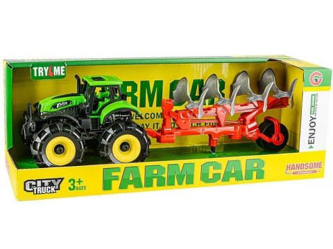 Traktor Adar z maszyną rolniczą, światło, dźwięk, napęd na koło zam (587038) Traktor Adar z maszyną rolniczą, światło, dźwięk, napęd na koło zam (587038)
