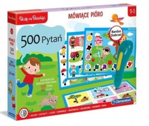 Gra edukacyjna Clementoni Mówiące pióro 500 pytań (50782) Gra edukacyjna Clementoni Mówiące pióro 500 pytań (50782)