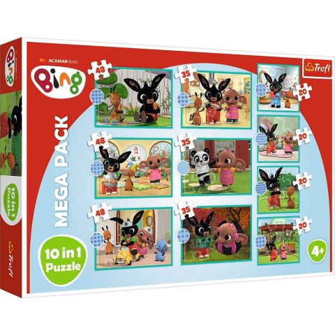 Puzzle Trefl Acamar Films Bing Co robi Bing? 10w1 el. (90393)