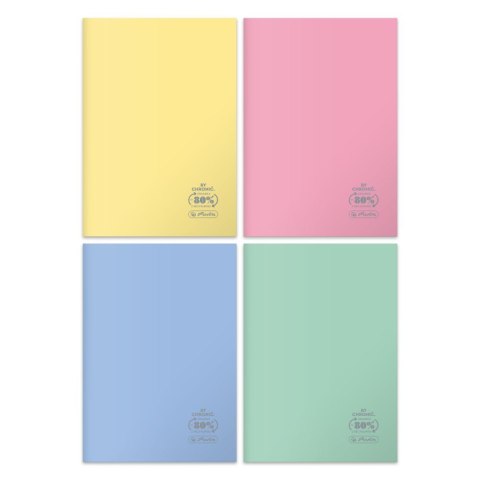 Zeszyt Herlitz Pastel Colors Eco PP 9552753 A4 60k. 70g krata (400198131) Zeszyt Herlitz Pastel Colors Eco PP 9552753 A4 60k. 70g krata (400198131)